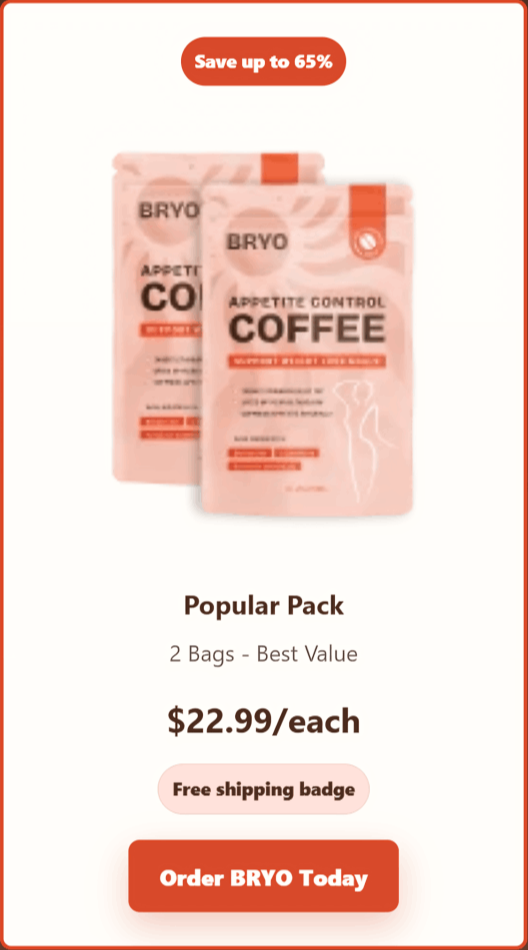 Bryo Appetite Control Coffee offer price